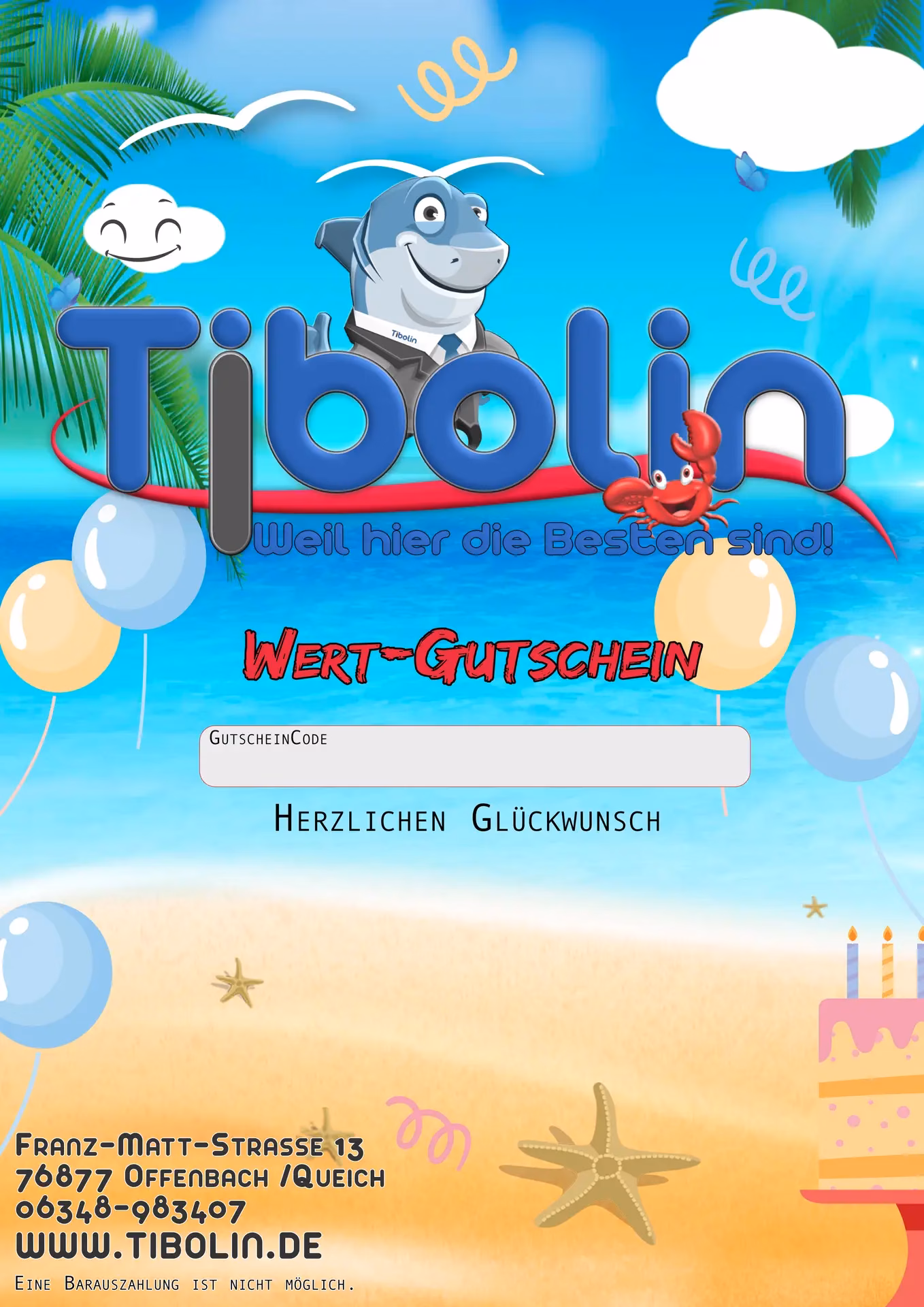 5 € Online Gutschein